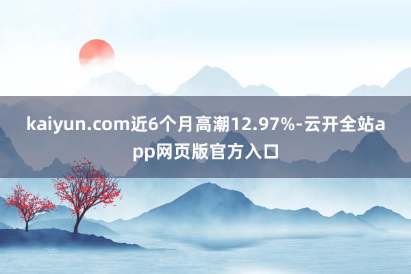 kaiyun.com近6个月高潮12.97%-云开全站app网页版官方入口